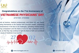 Congratulations on the 71st Anniversary of Vietnamese Physicians’ Day (27/02/1955- 27/02/2026)
