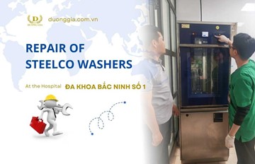 Steelco Washer Repair Project at Bac Ninh No.1 General Hospital