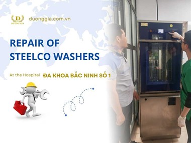 Steelco Washer Repair Project at Bac Ninh No.1 General Hospital