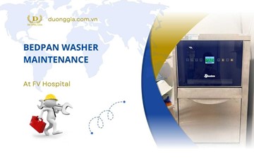 Maintenance of Steelco Bedpan Washers at FV Hospital