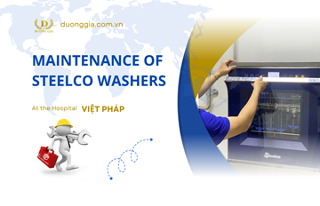 Maintenance of Bedpan Washer at Viet - French Hospital